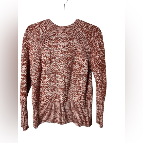 Universal Thread Marled Rust & Cream Knit Sweater Size Large - Picture 6 of 7